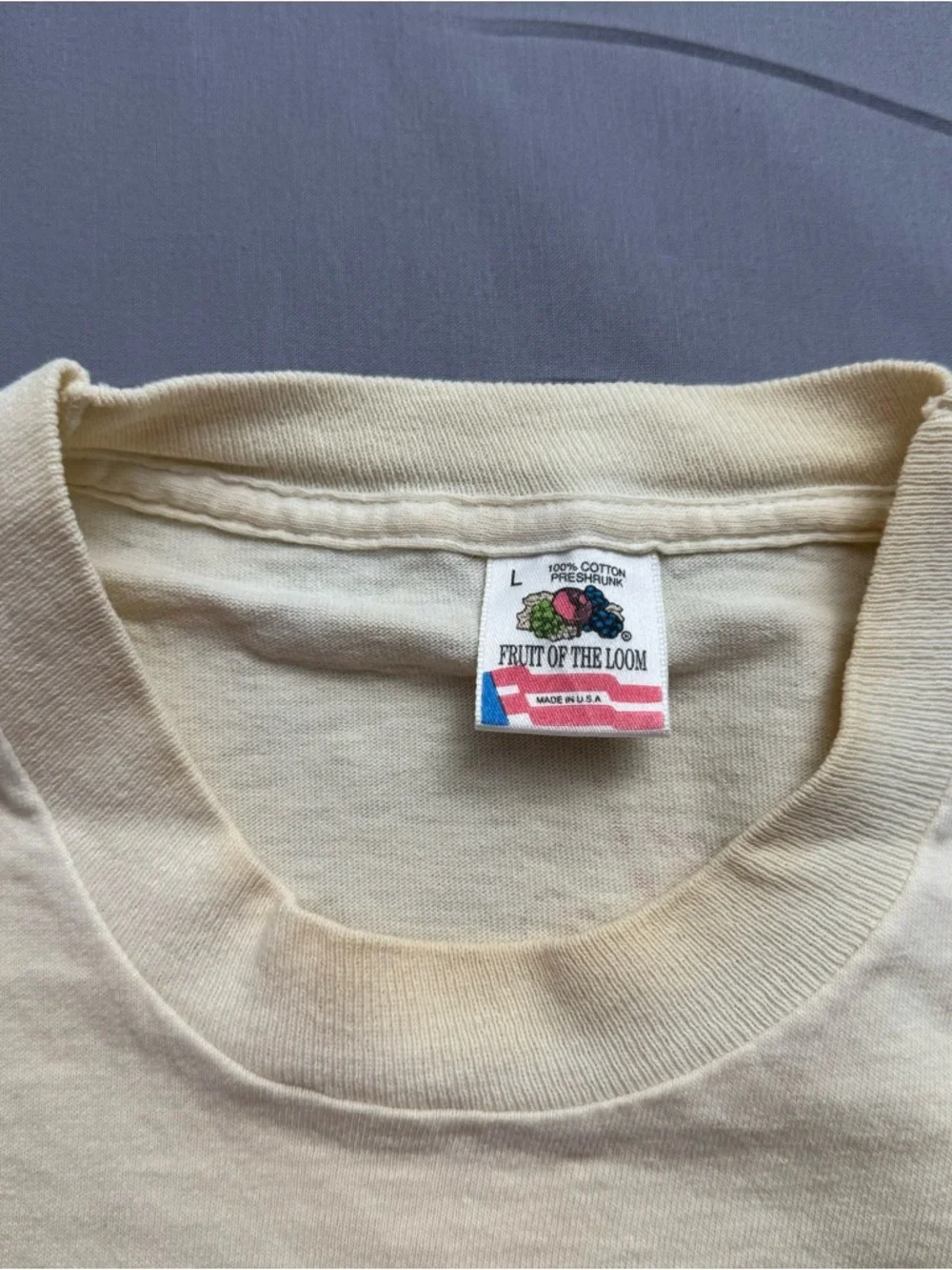Vintage‎ Fruit of the Loom Ianuzzi Office Supply Graphic White Men's T-Shirt L